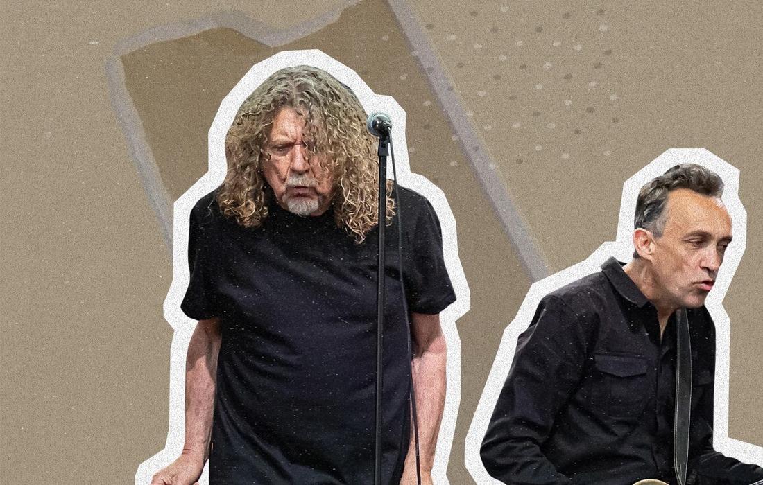 Robert Plant and Alison Krauss with JD McPherson