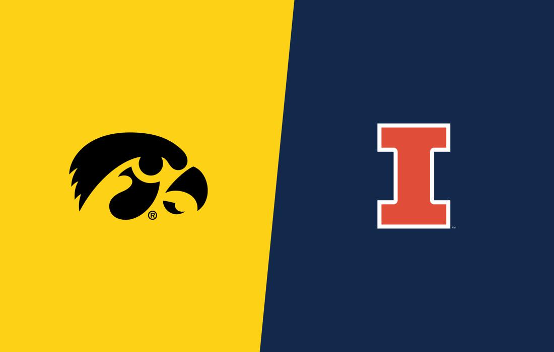 Iowa Womens BB at Illinois Womens BB