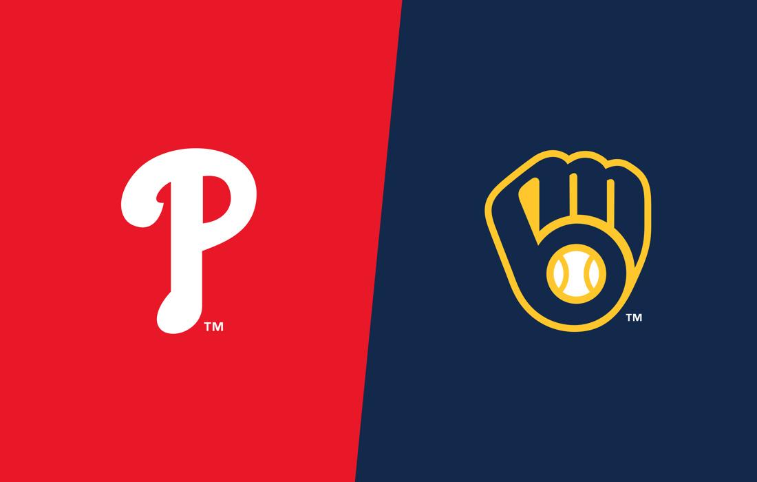 Phillies at Brewers