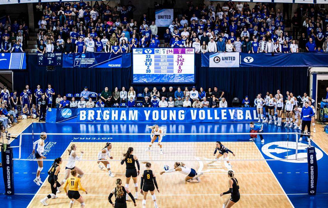 Arizona State Sun Devils at BYU Cougars Womens Volleyball