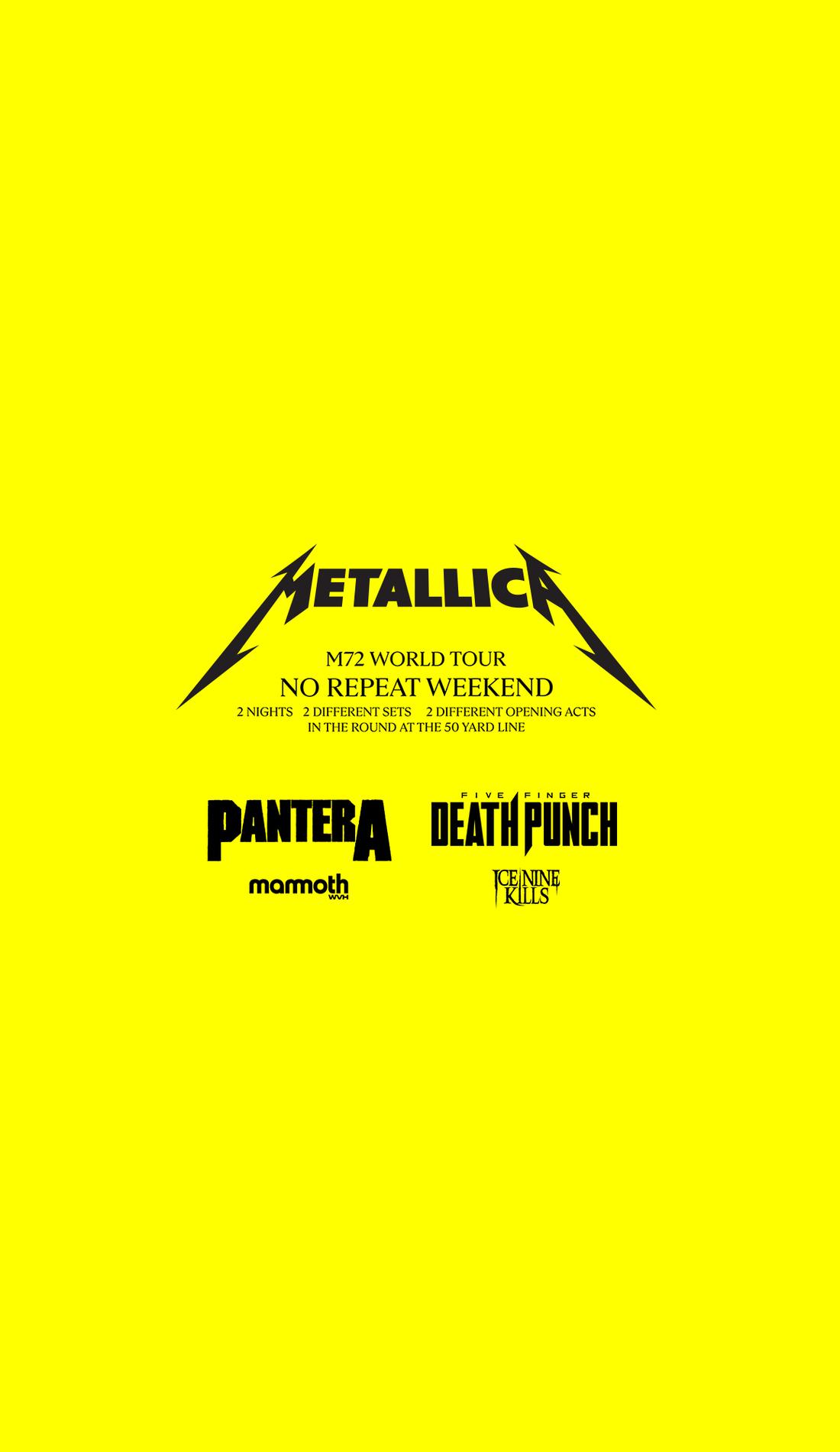 Metallica Concert Tickets, 2023-2024 Tour Dates & Locations