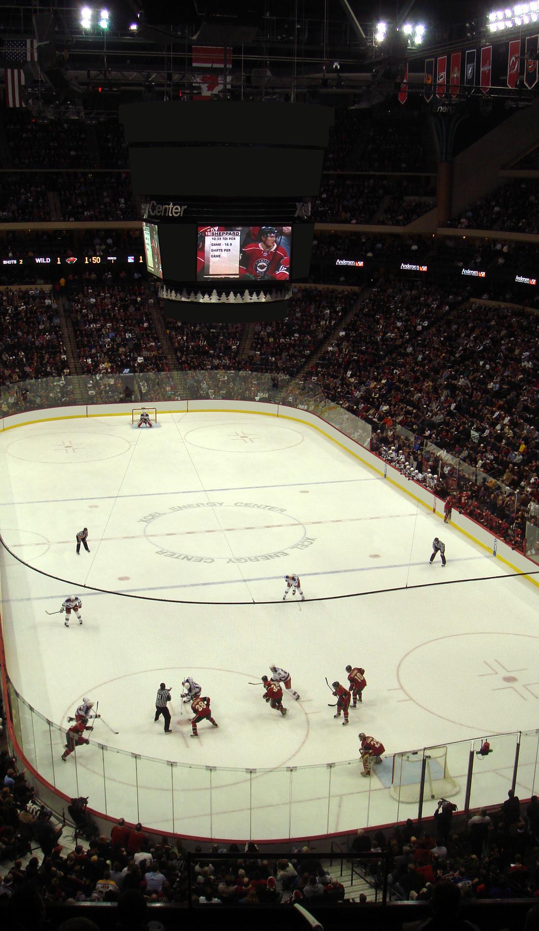 Xcel Energy Center, Home of the Minnesota Wild, Minnesota sports, concert  and event arena