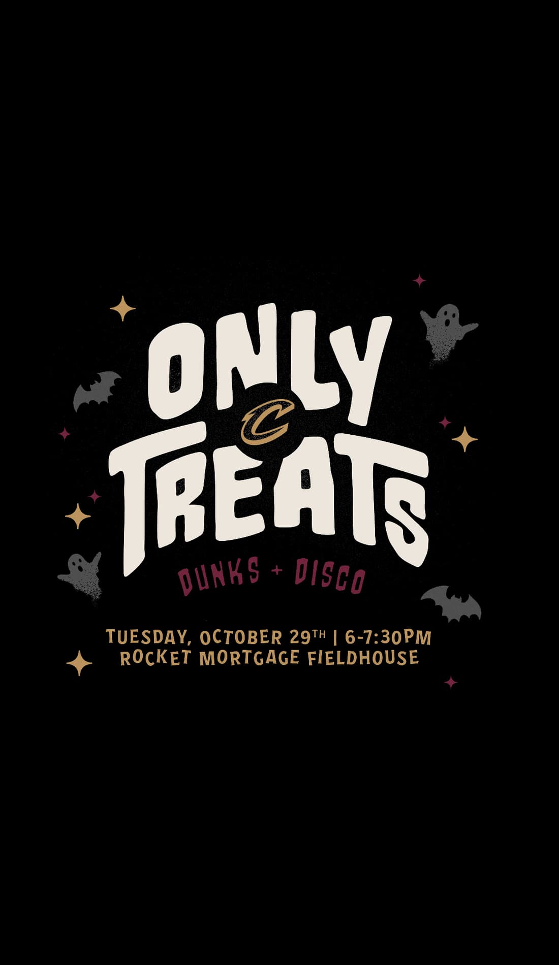 Only Treats Dunks & Disco Tickets in Cleveland (Rocket Mortgage