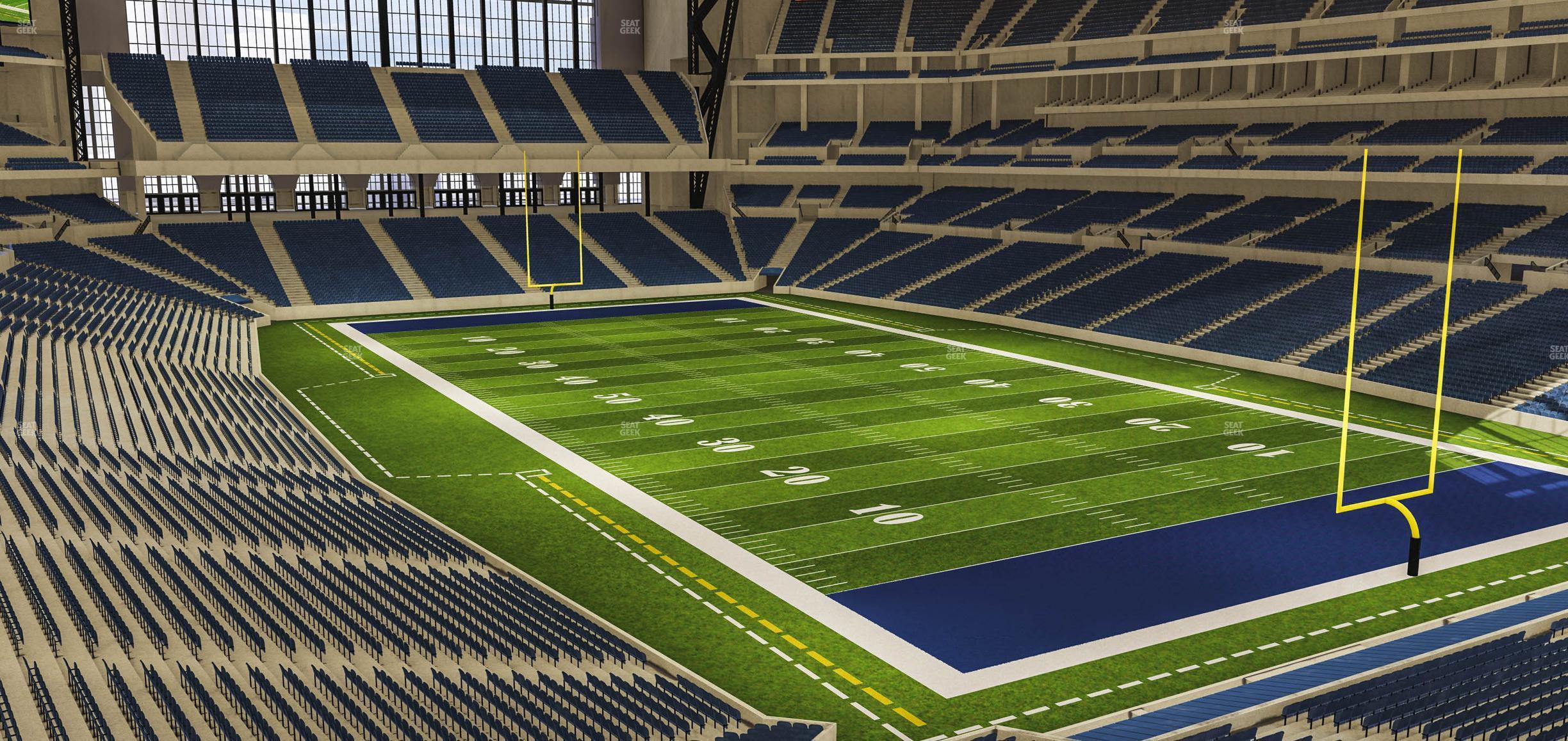 Seating view for Lucas Oil Stadium Section 331