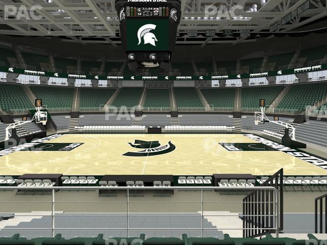 Seating view for Jack Breslin Student Events Center Section 109