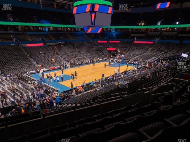 Seating view for Paycom Center Section 226