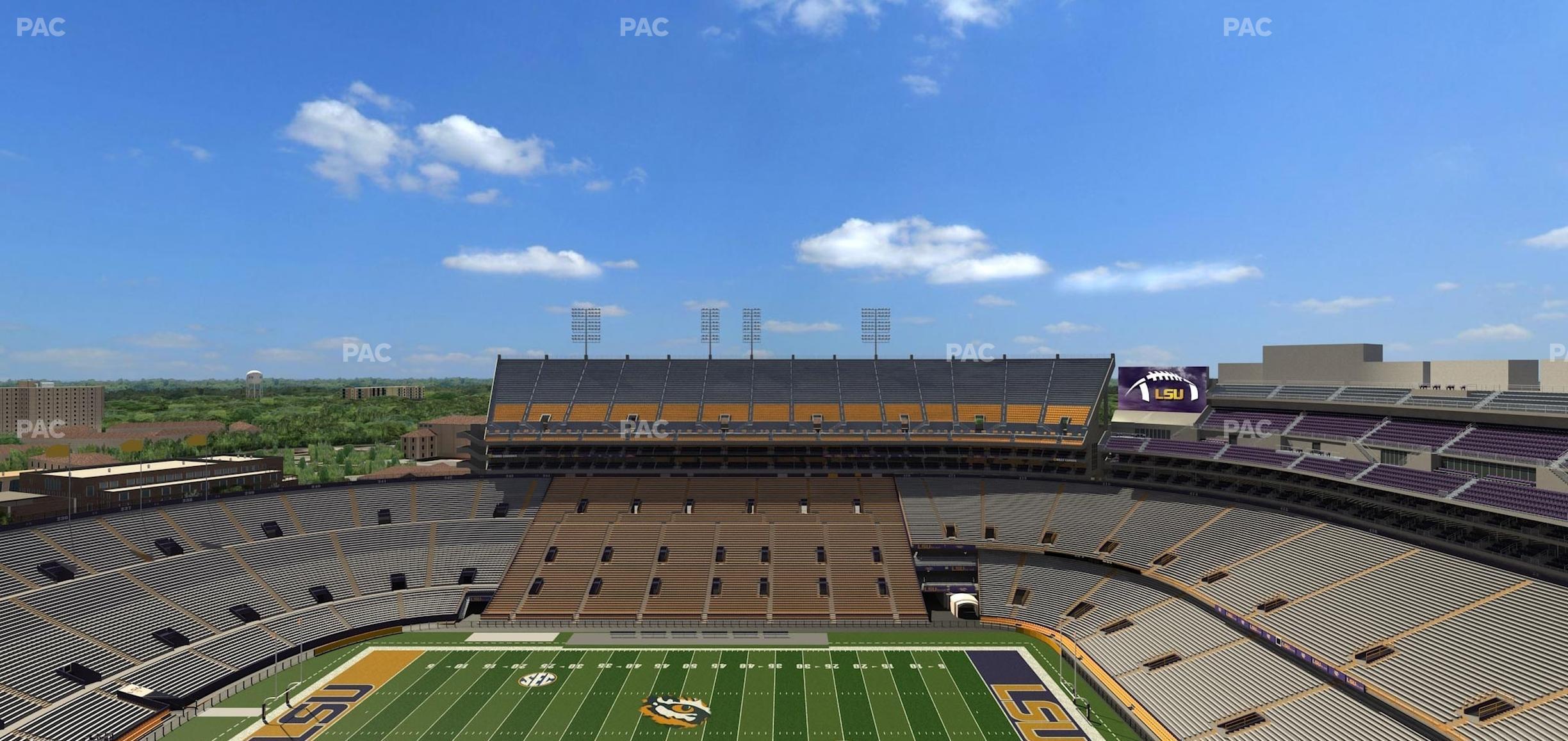 Seating view for Tiger Stadium Section 615