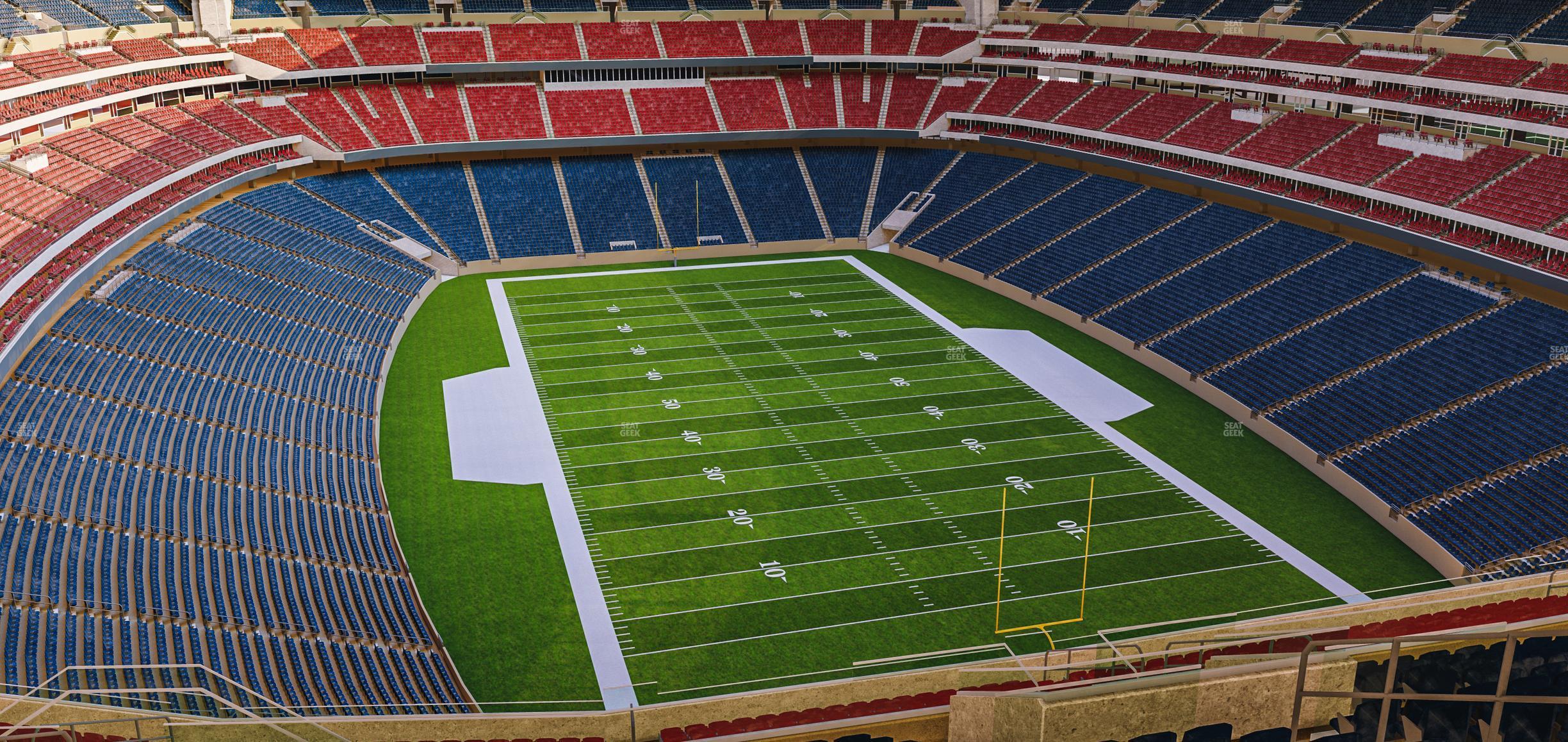 Seating view for NRG Stadium Section 750