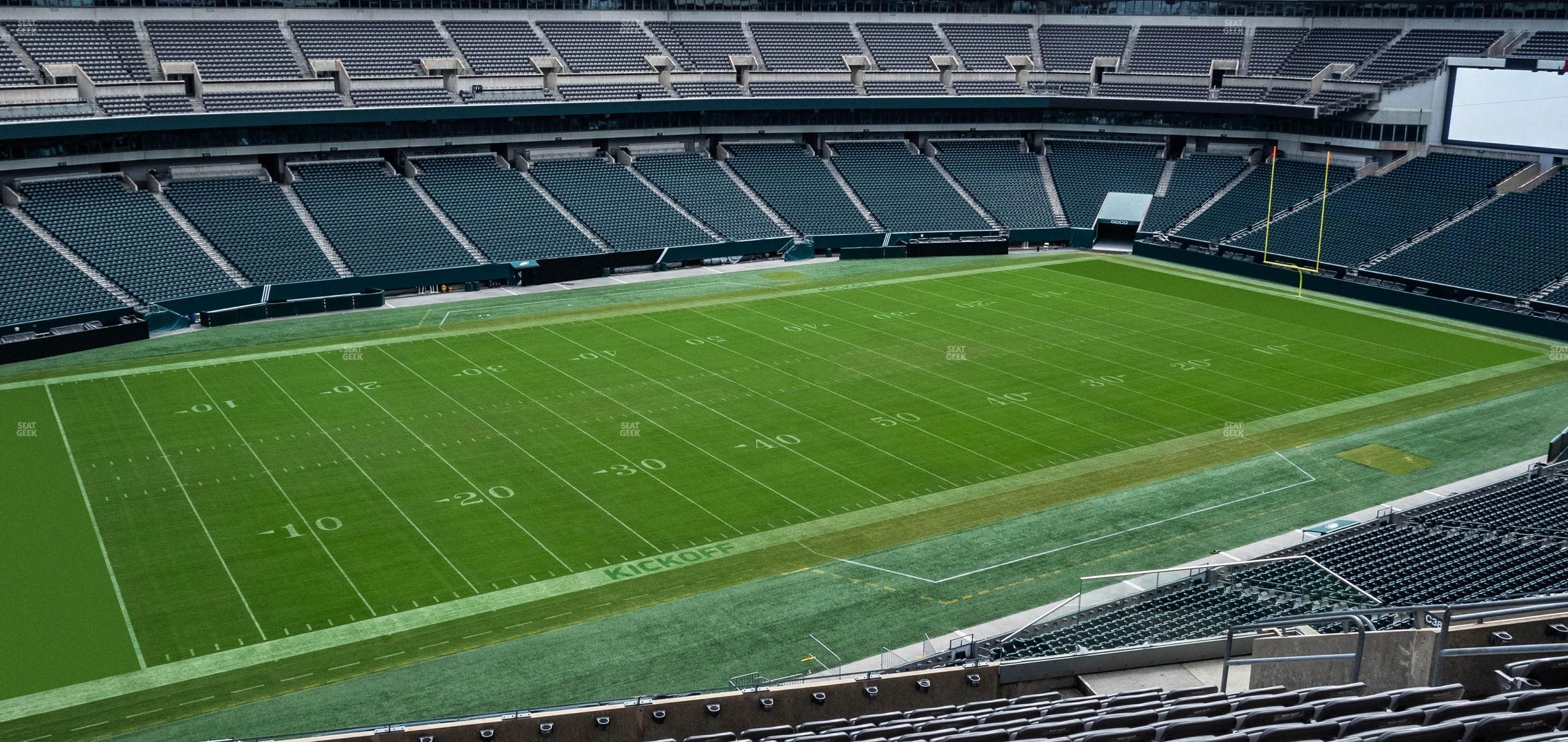 Seating view for Lincoln Financial Field Section C 37