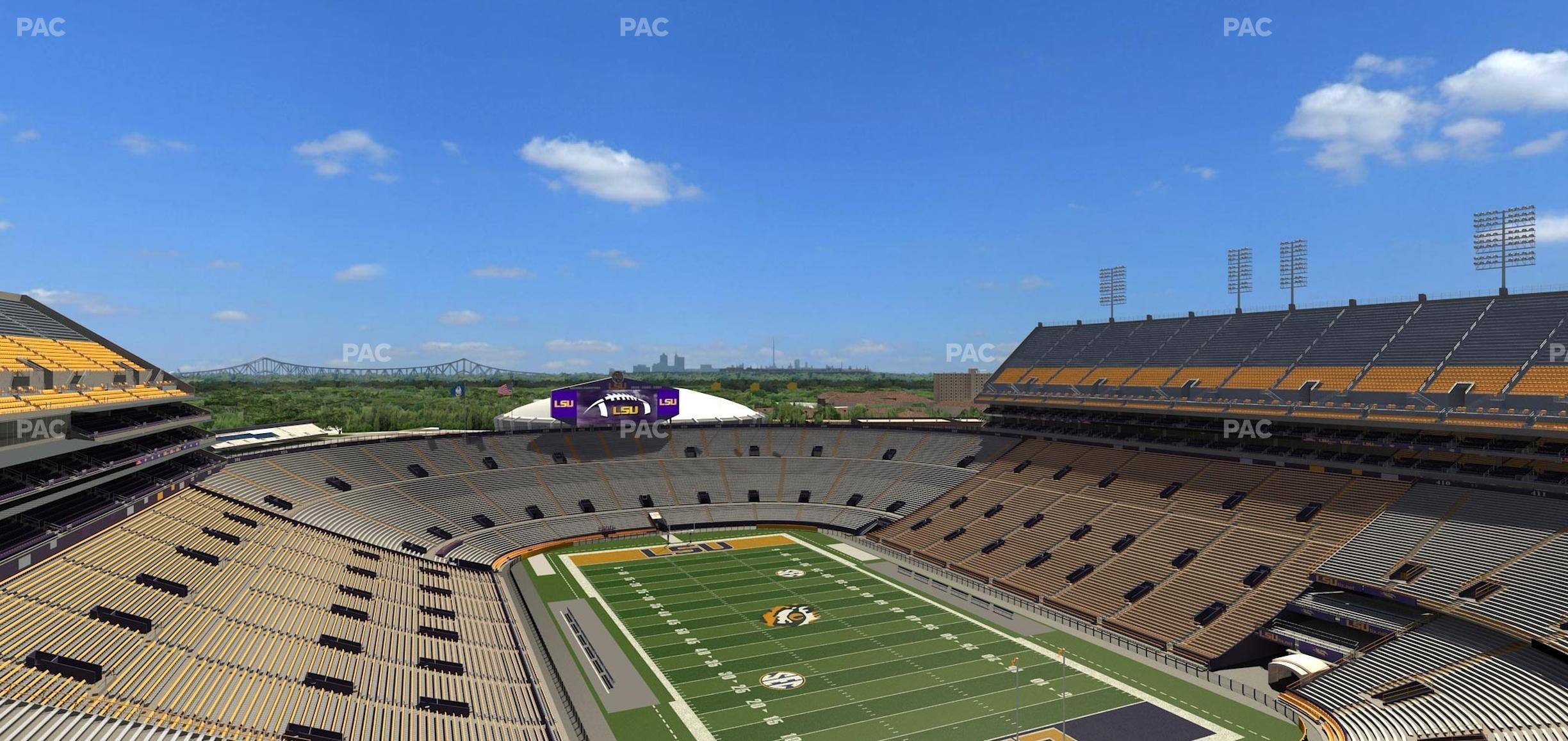 Seating view for Tiger Stadium Section Club 565