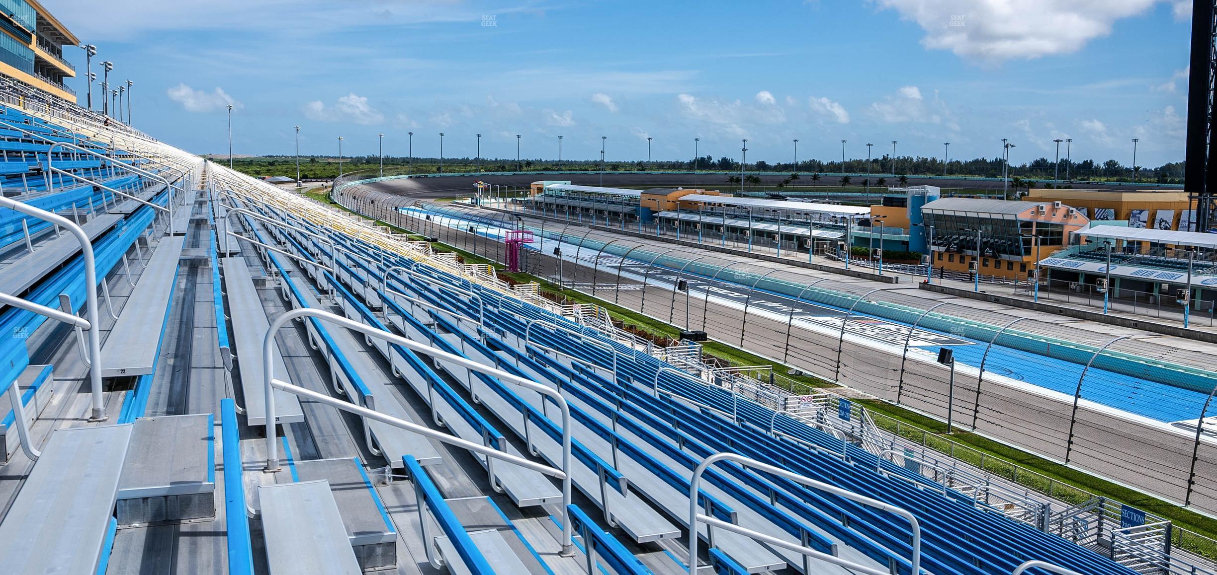 Seating view for Homestead-Miami Speedway Section 217