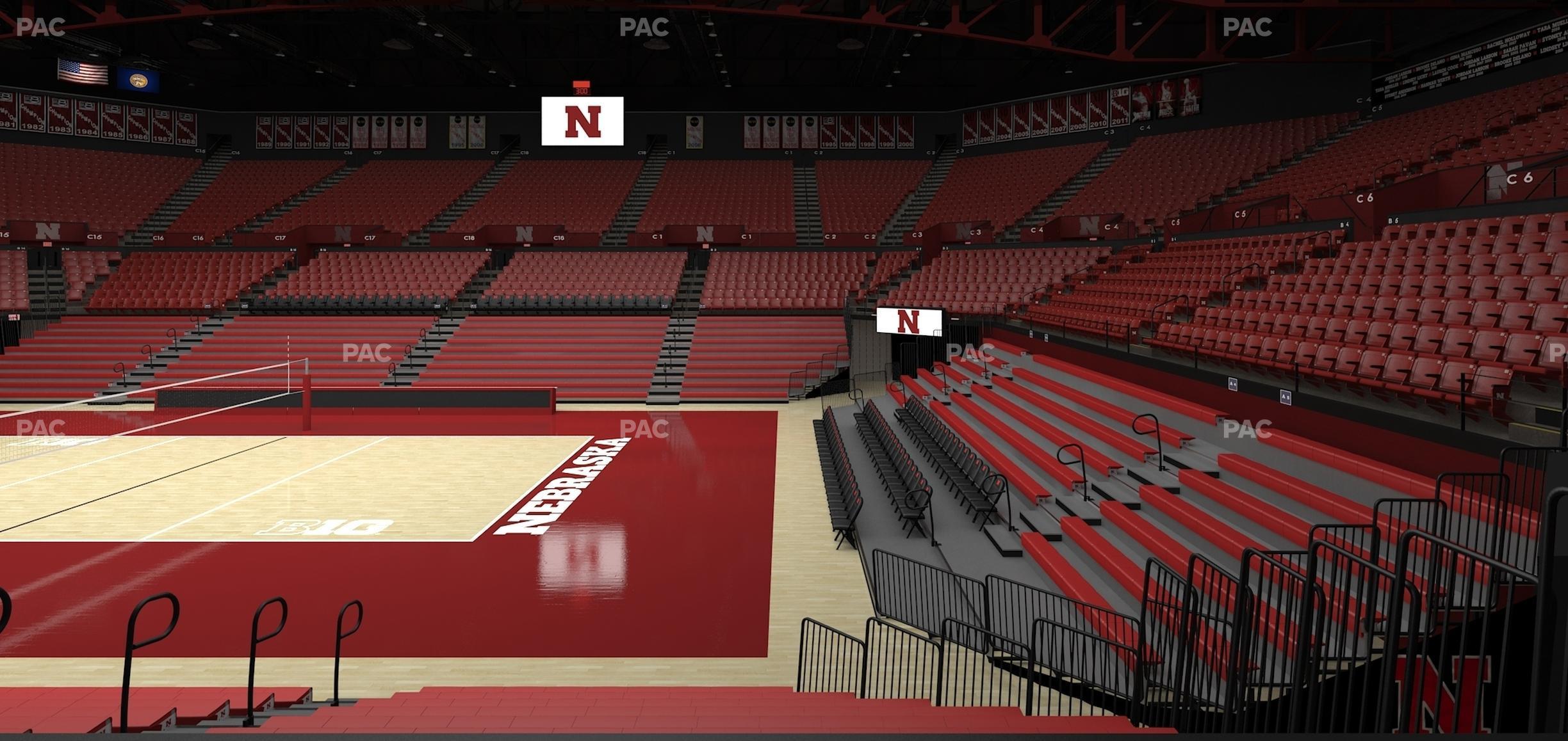 Seating view for Bob Devaney Sports Center Section B 7