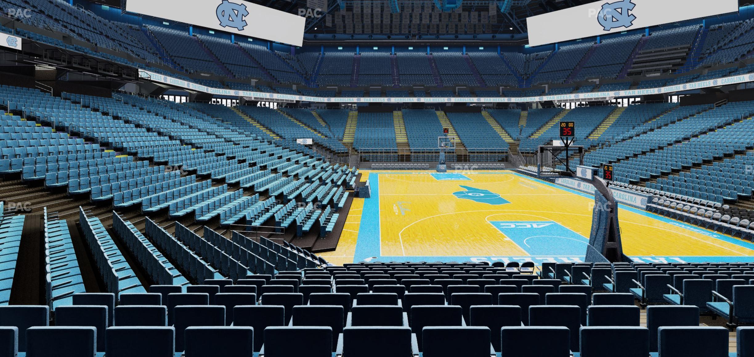 Seating view for Dean Smith Center Section 133