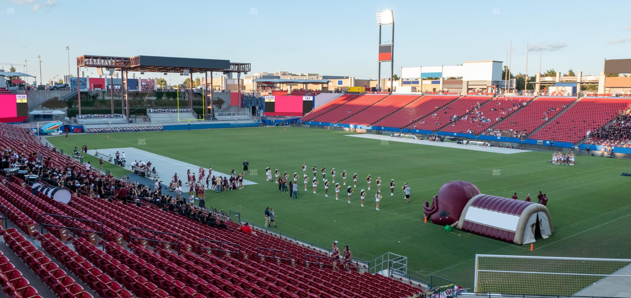 Seating view for Toyota Stadium Section 112