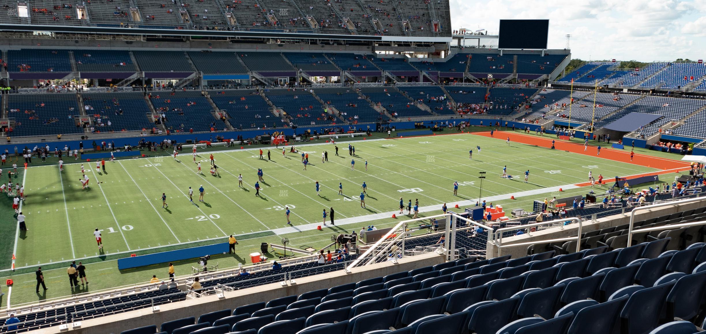 Seating view for Camping World Stadium Section Plaza 11