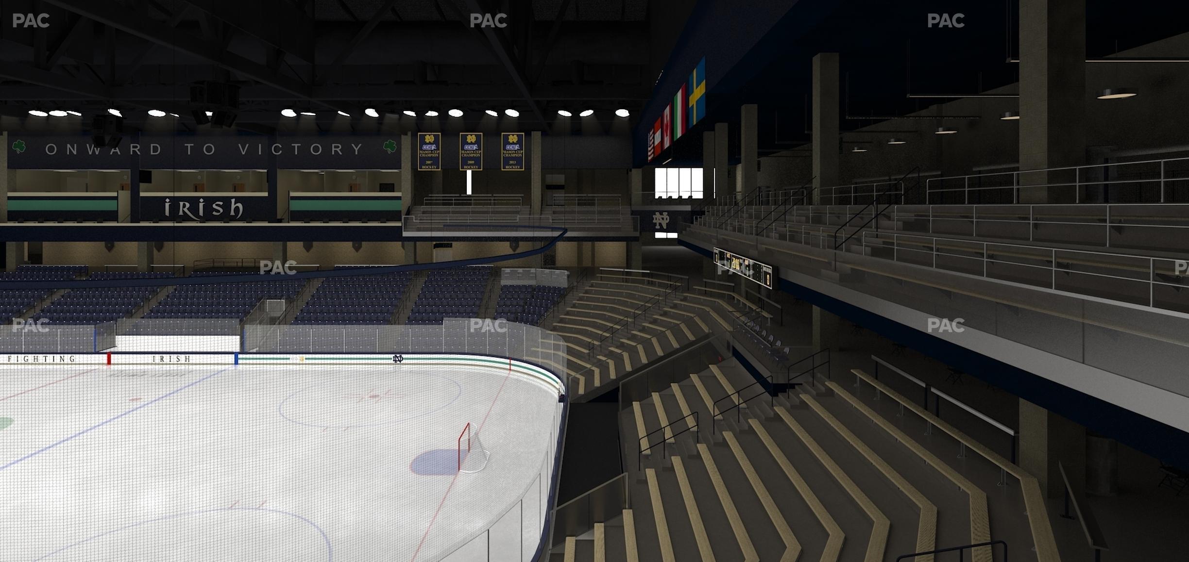 Seating view for Compton Family Ice Arena Section 101