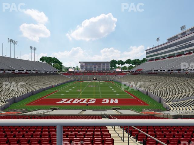 Seating view for Carter-Finley Stadium Section 221