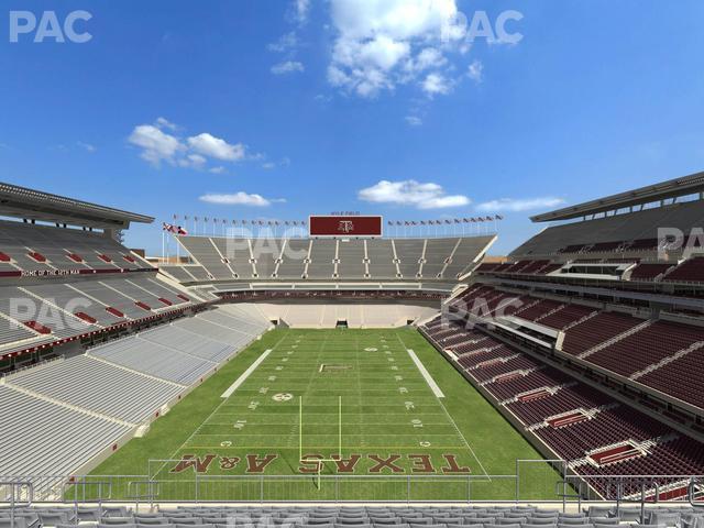 Seating view for Kyle Field Section 320