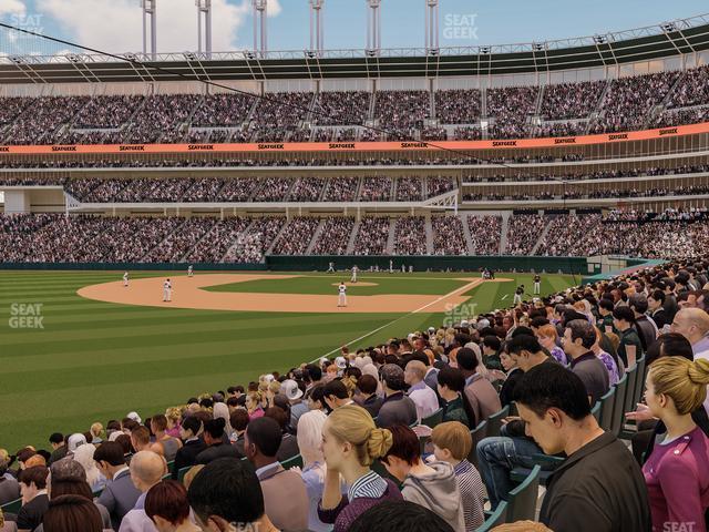 Seating view for Progressive Field Section 175