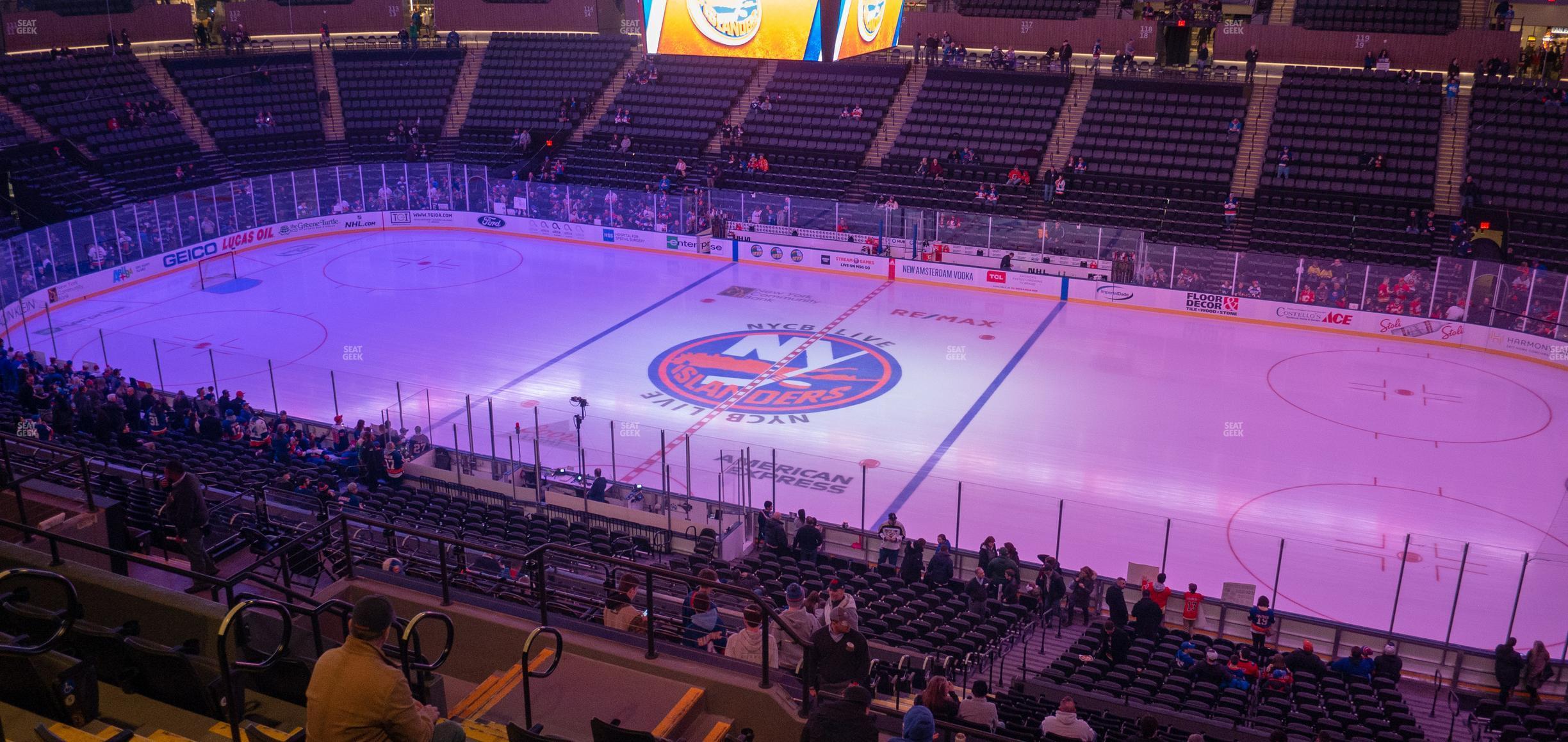 Seating view for Nassau Coliseum Section 201