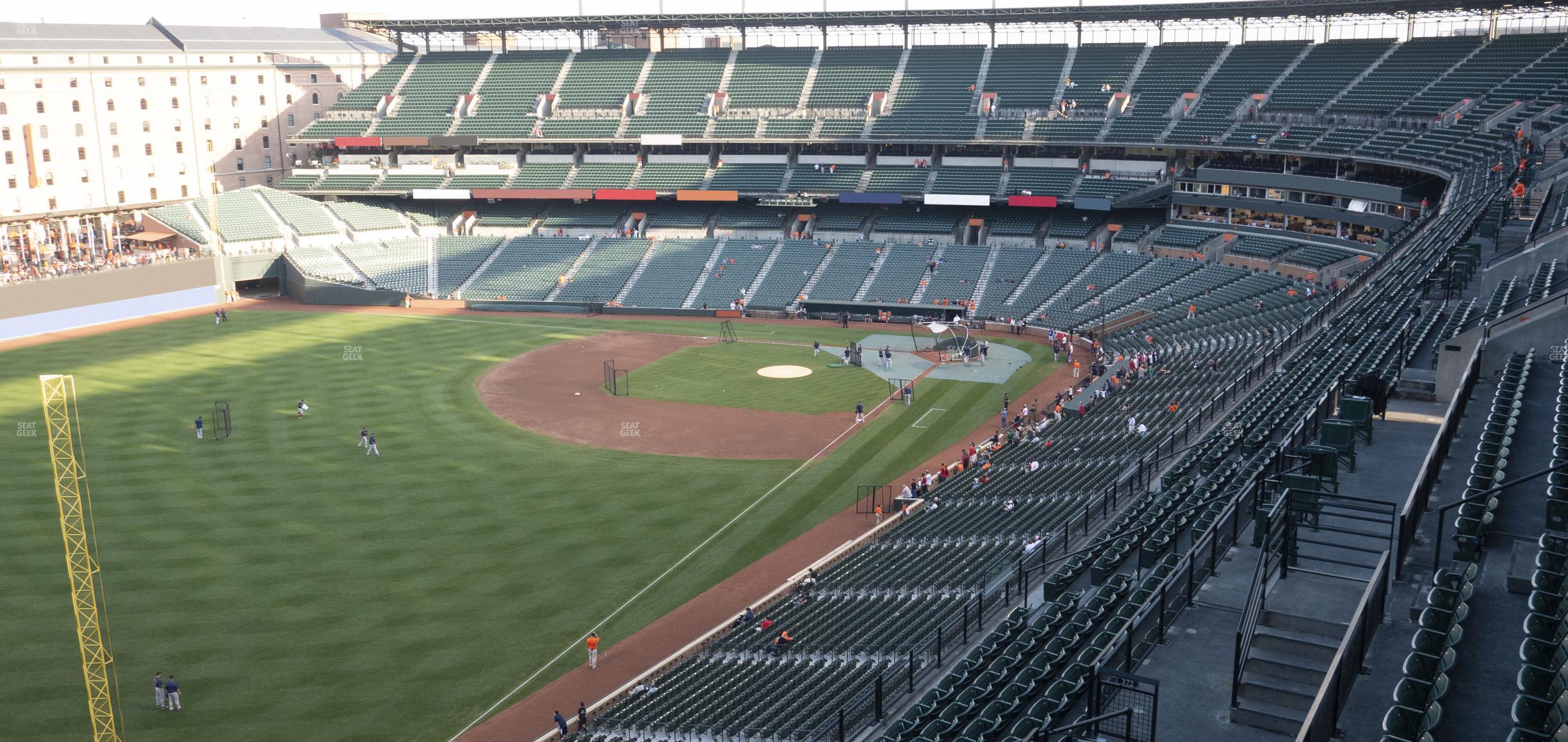 Seating view for Oriole Park at Camden Yards Section 372