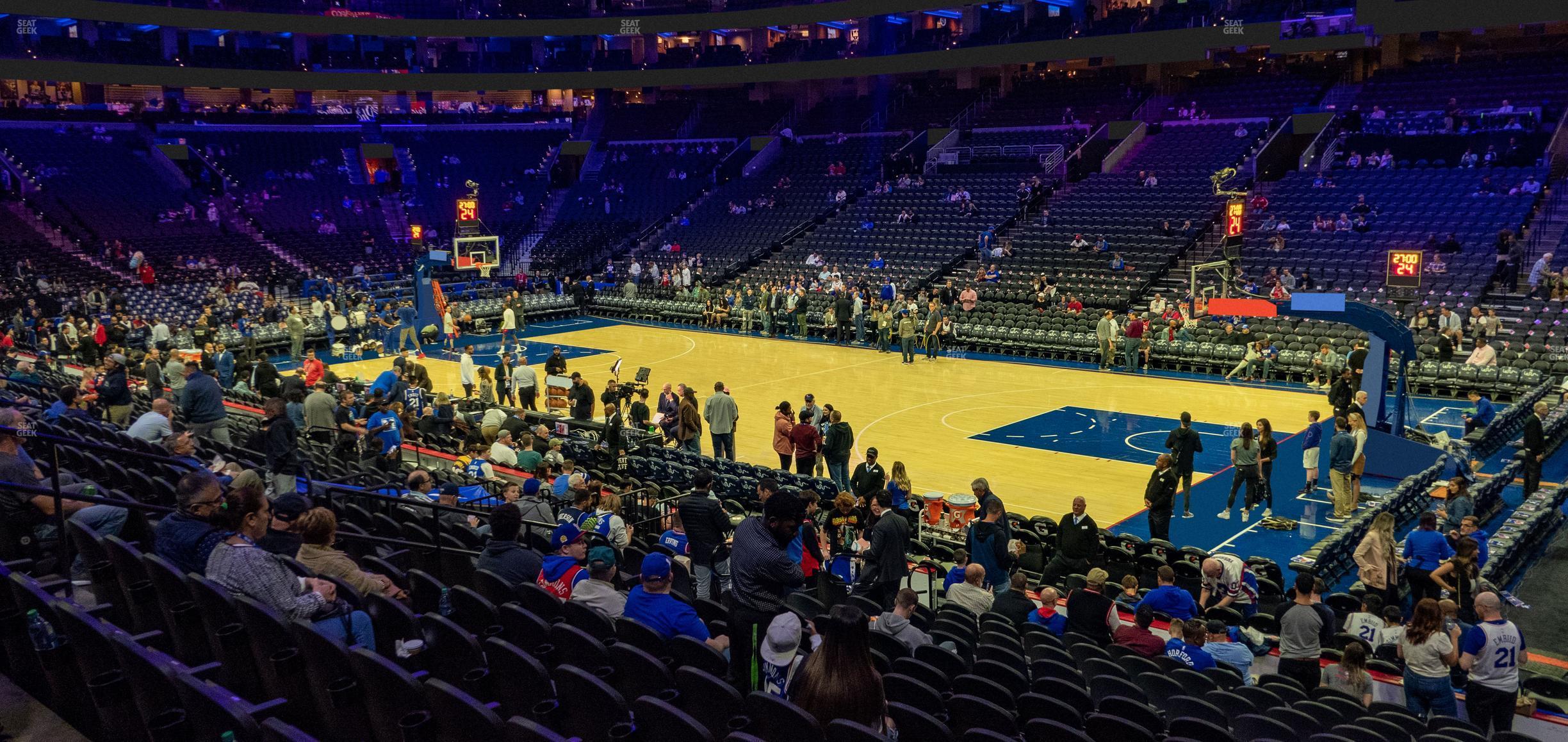 Seating view for Wells Fargo Center Section 103