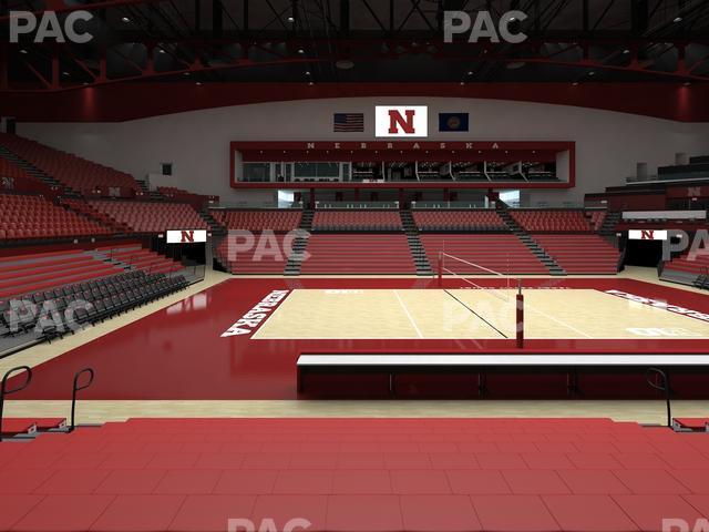 Seating view for Bob Devaney Sports Center Section B 1