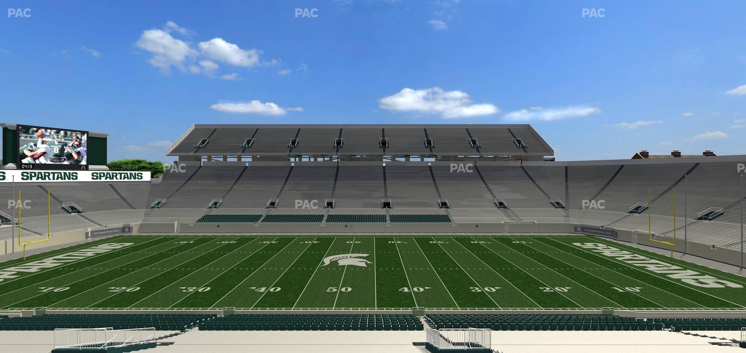 Seating view for Spartan Stadium (Michigan) Section 23