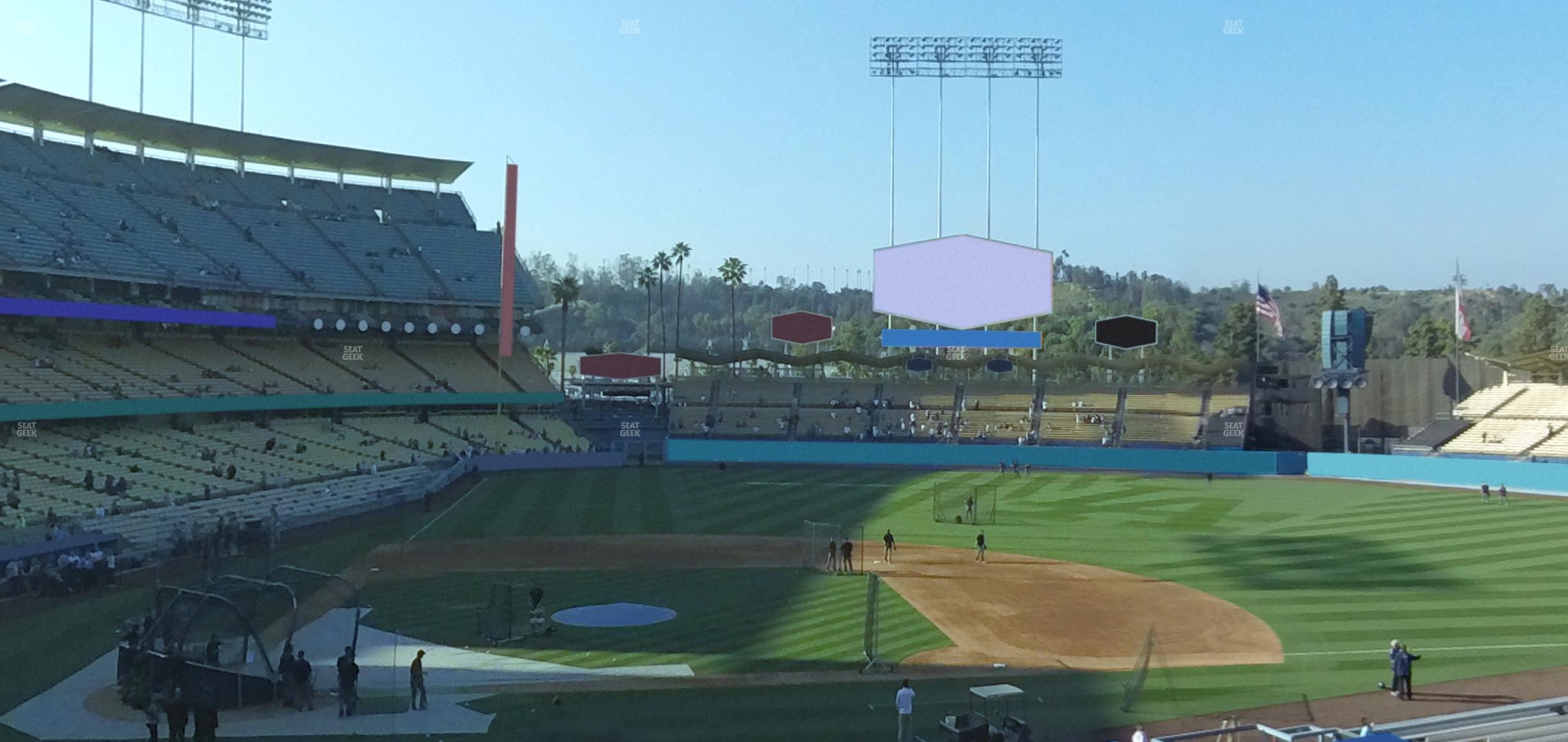 Seating view for Dodger Stadium Section 126 Lg