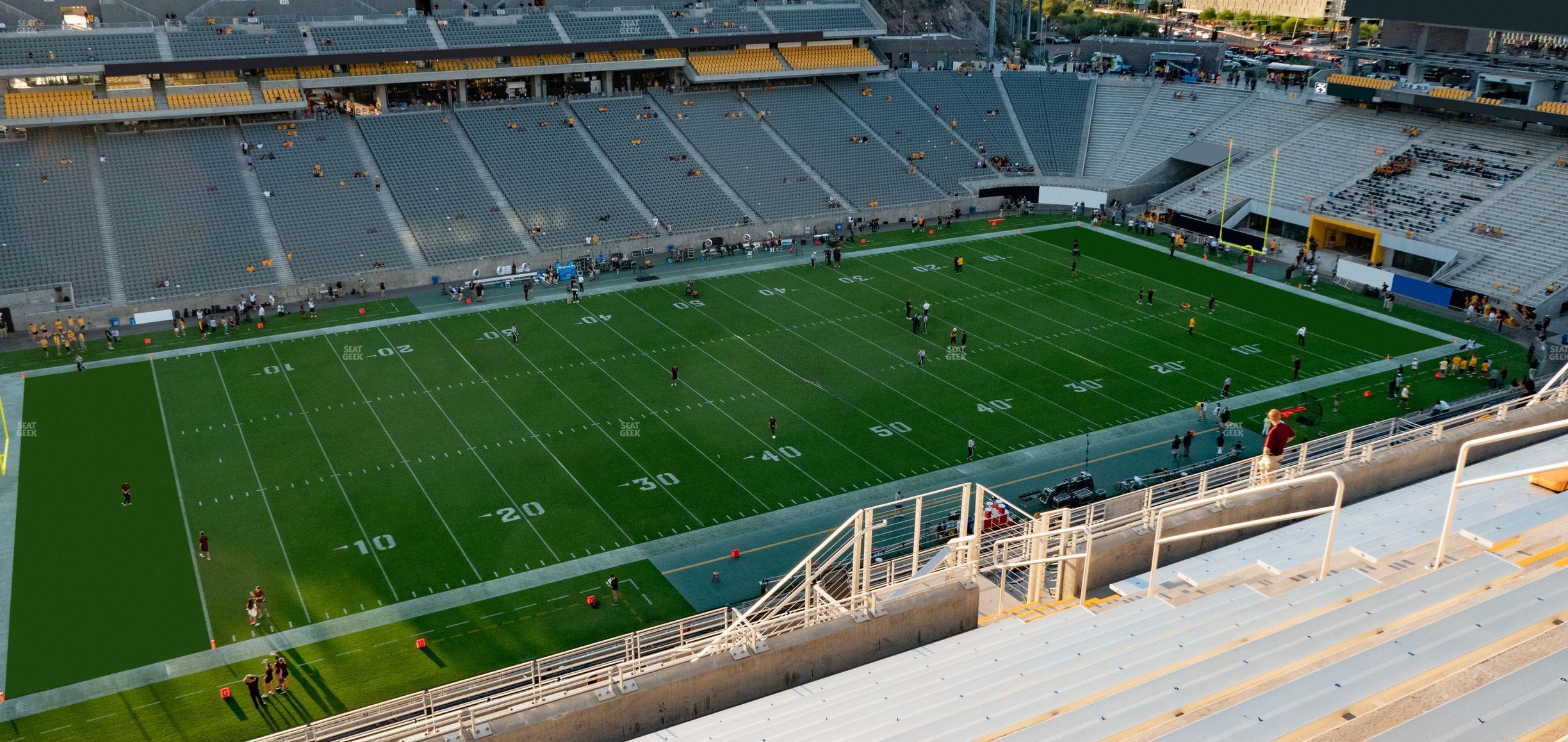 Seating view for Mountain America Stadium Section 316