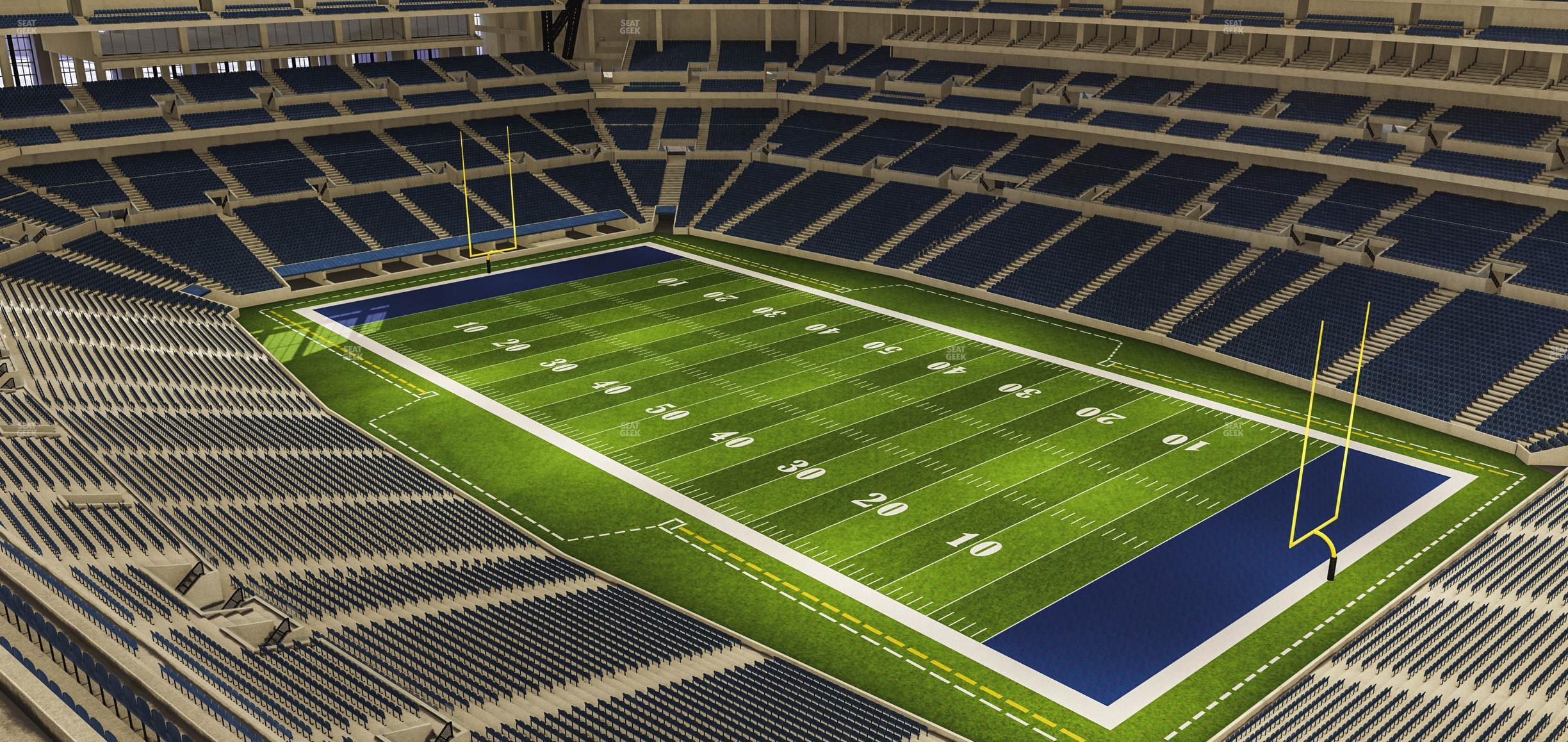 Seating view for Lucas Oil Stadium Section 606