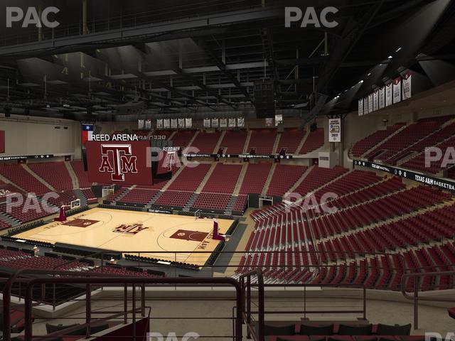 Seating view for Reed Arena Section 218