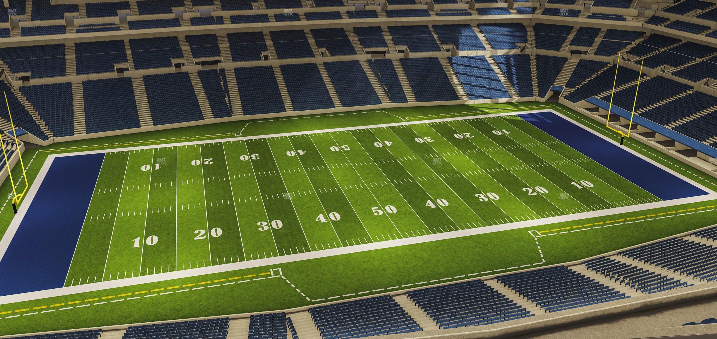 Seating view for Lucas Oil Stadium Section 642