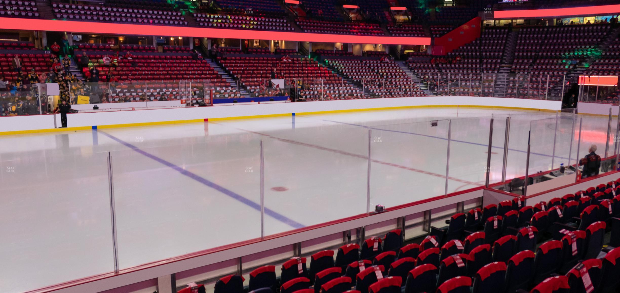 Seating view for Scotiabank Saddledome Section 119