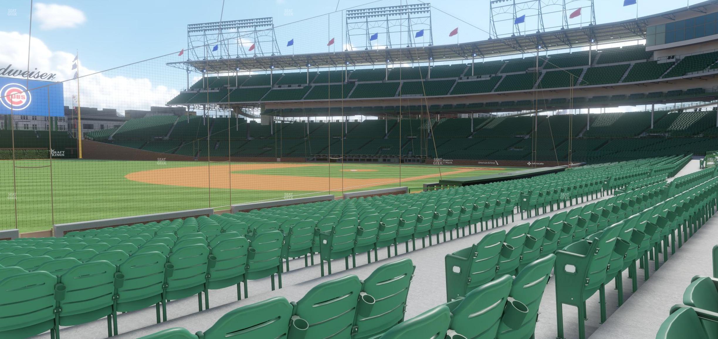 Seating view for Wrigley Field Section 106