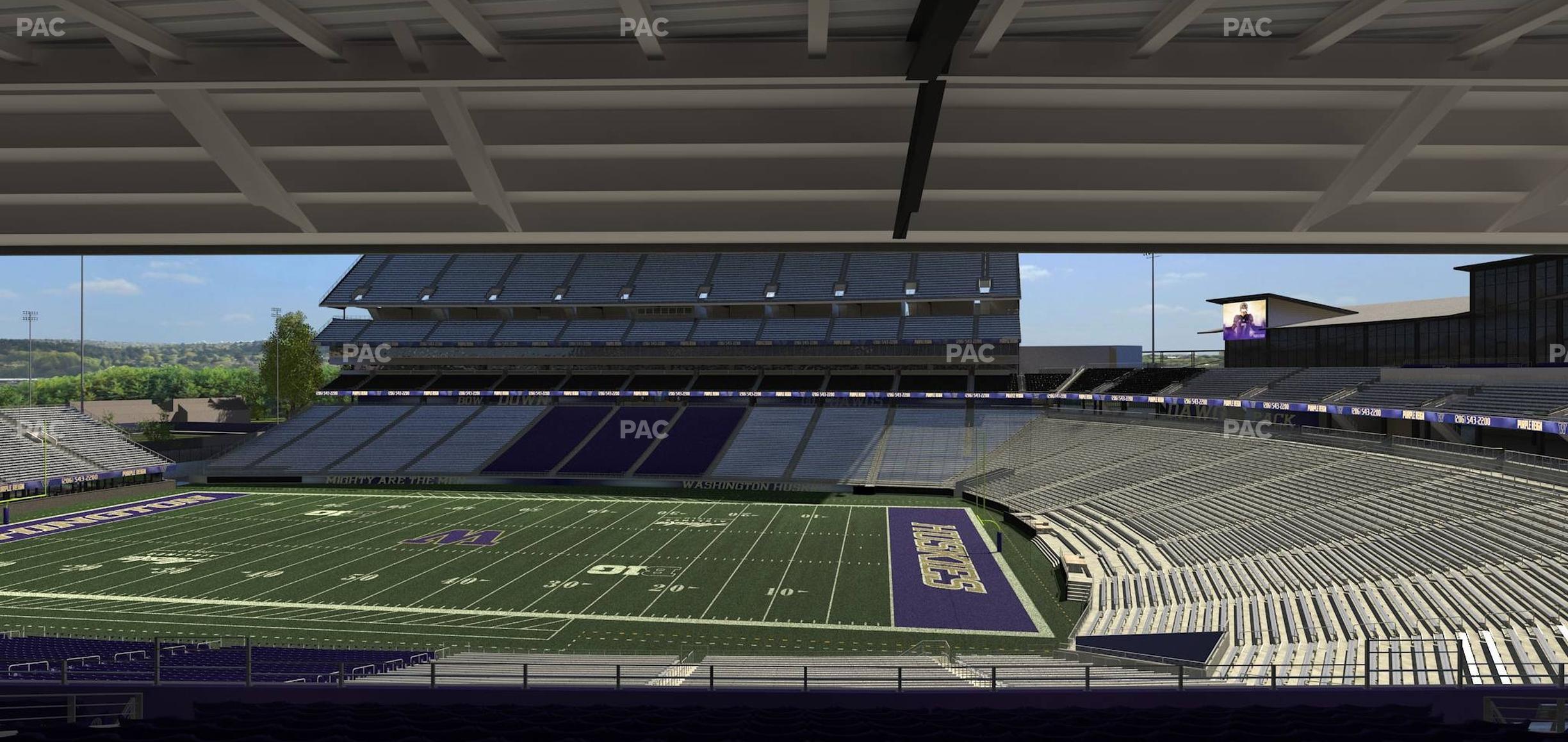 Seating view for Husky Stadium Section 226