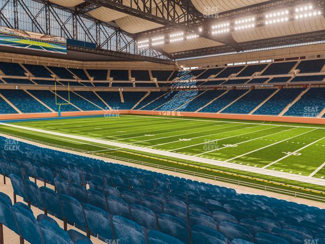 Ford Field Seat Views | SeatGeek