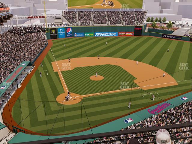 Seating view for Progressive Field Section 451