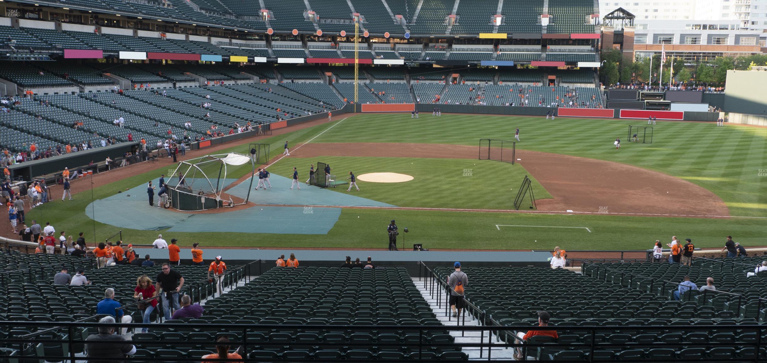 Seating view for Oriole Park at Camden Yards Section 23