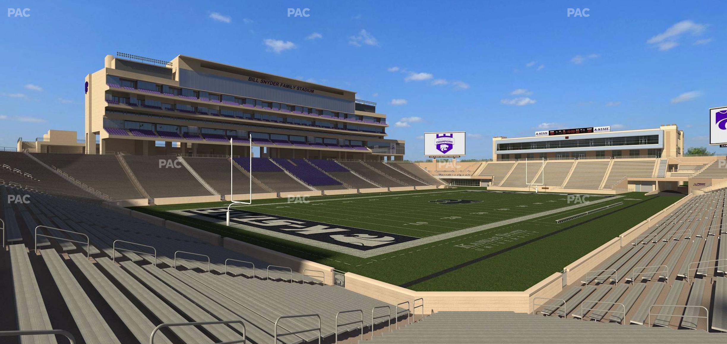 Seating view for Bill Snyder Family Stadium Section 18