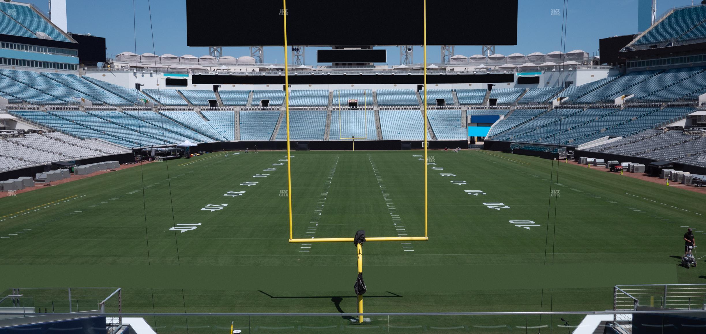 Seating view for EverBank Stadium Section 148