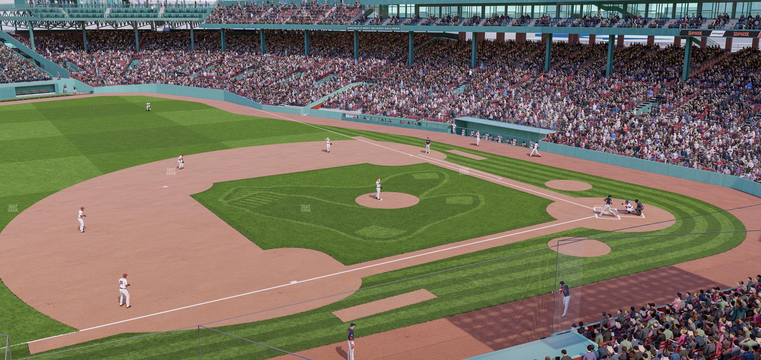 Seating view for Fenway Park Section Dell Technologies Suite L 12