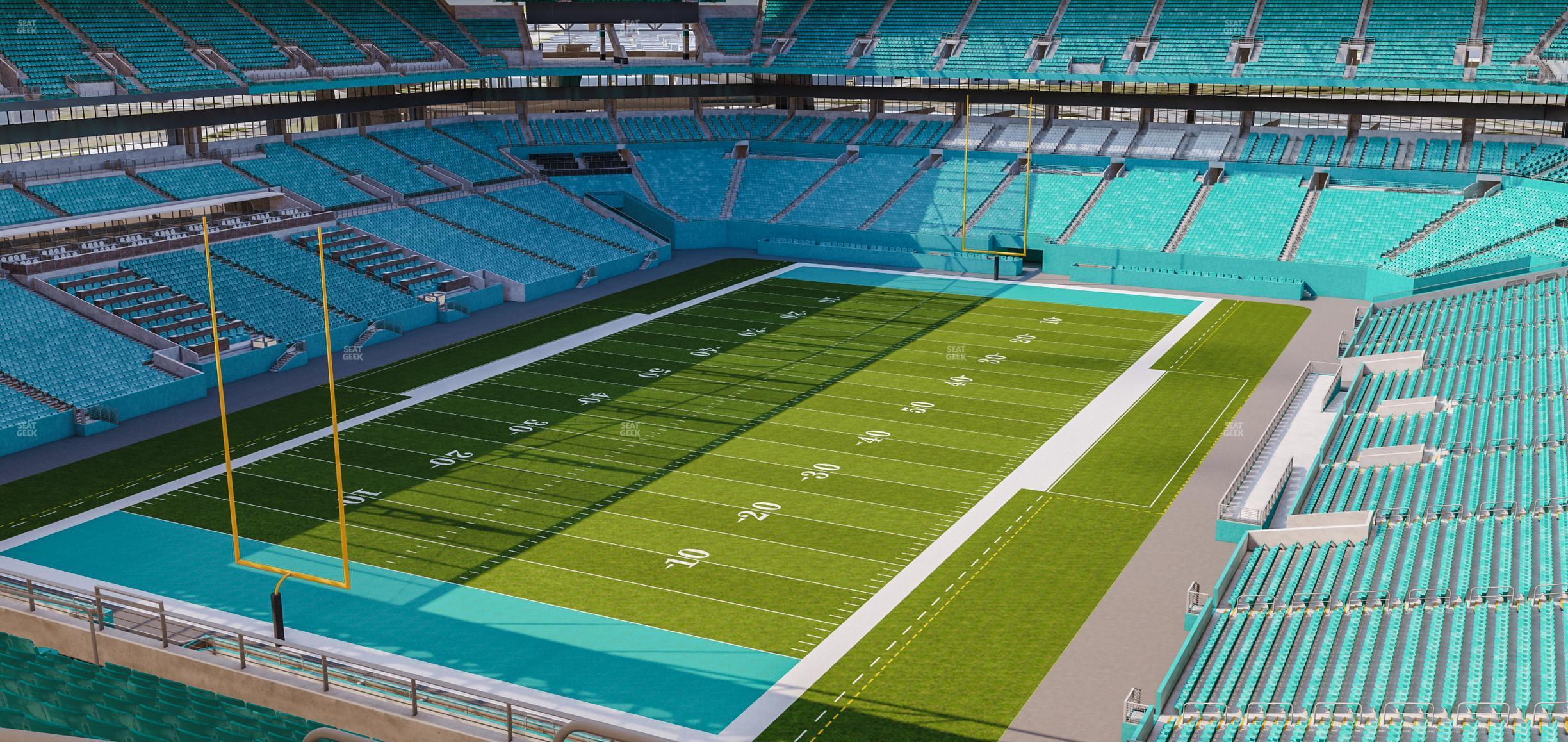 Seating view for Hard Rock Stadium Section 328