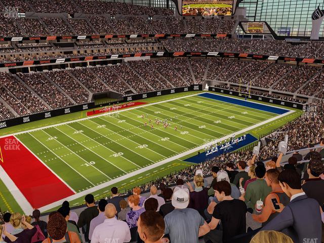 Seating view for Allegiant Stadium Section 317