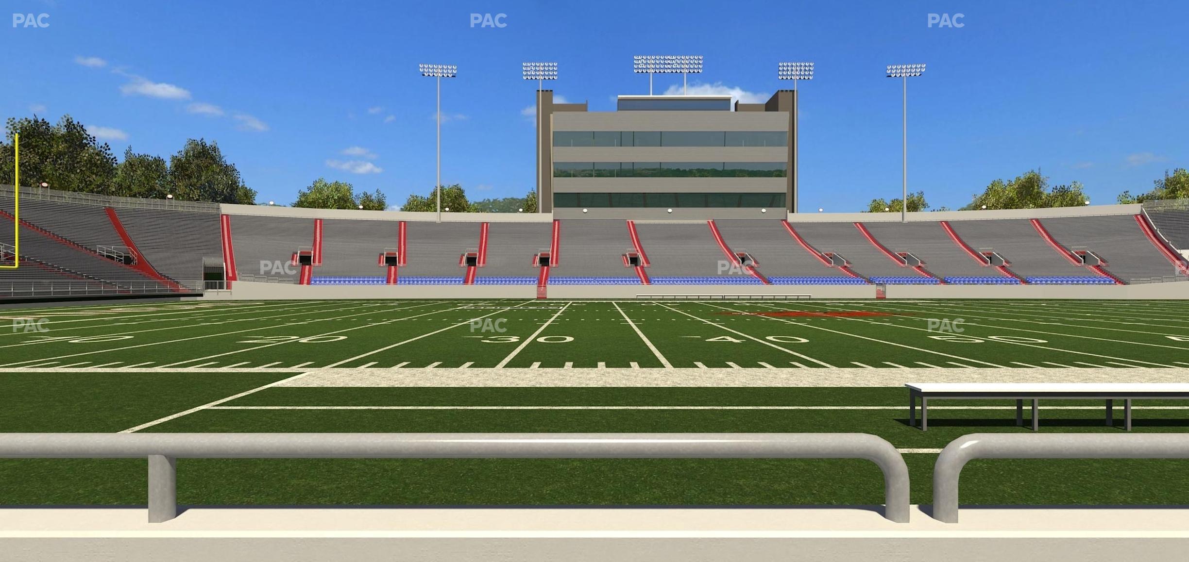 Seating view for War Memorial Stadium (Little Rock) Section 7