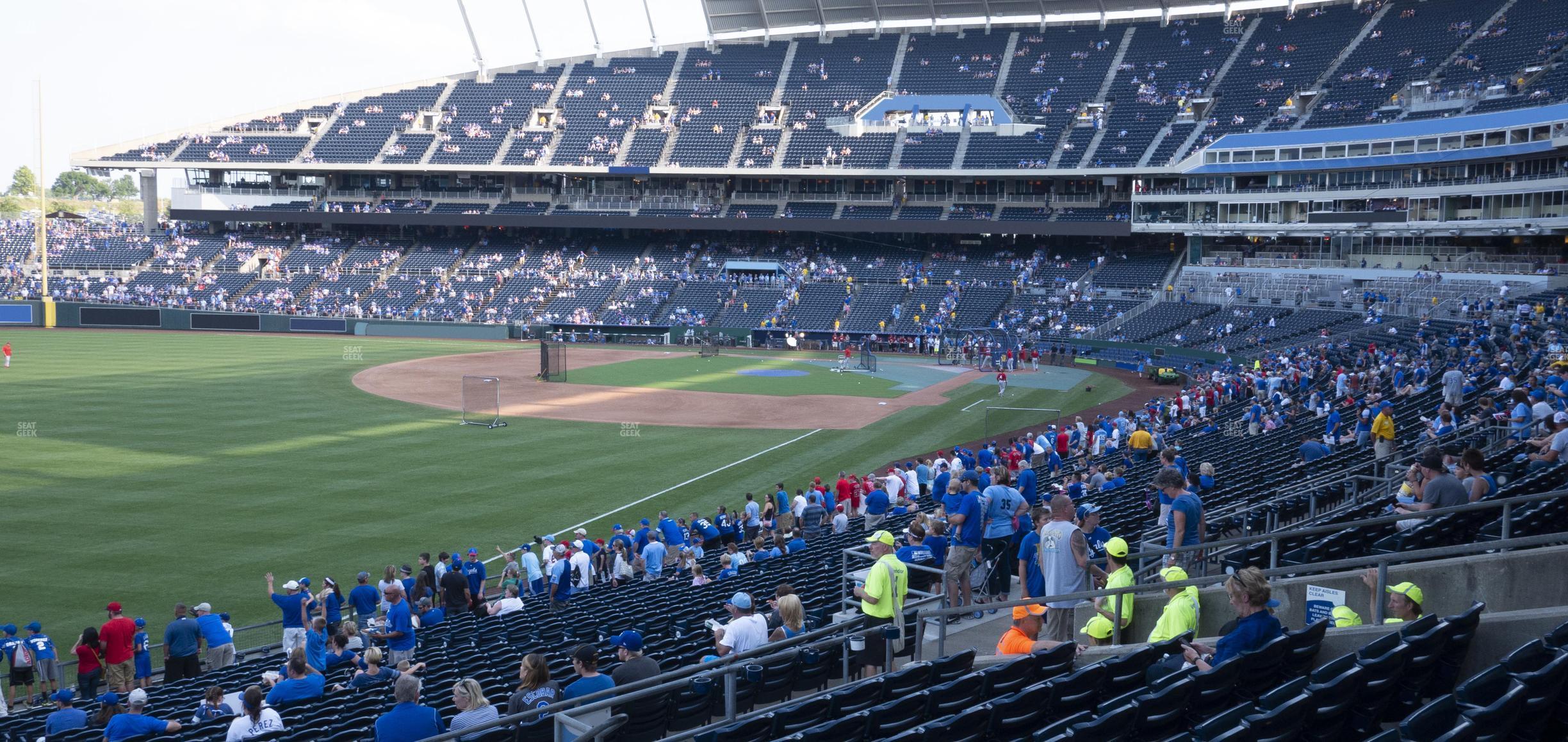 Seating view for Kauffman Stadium Section 209