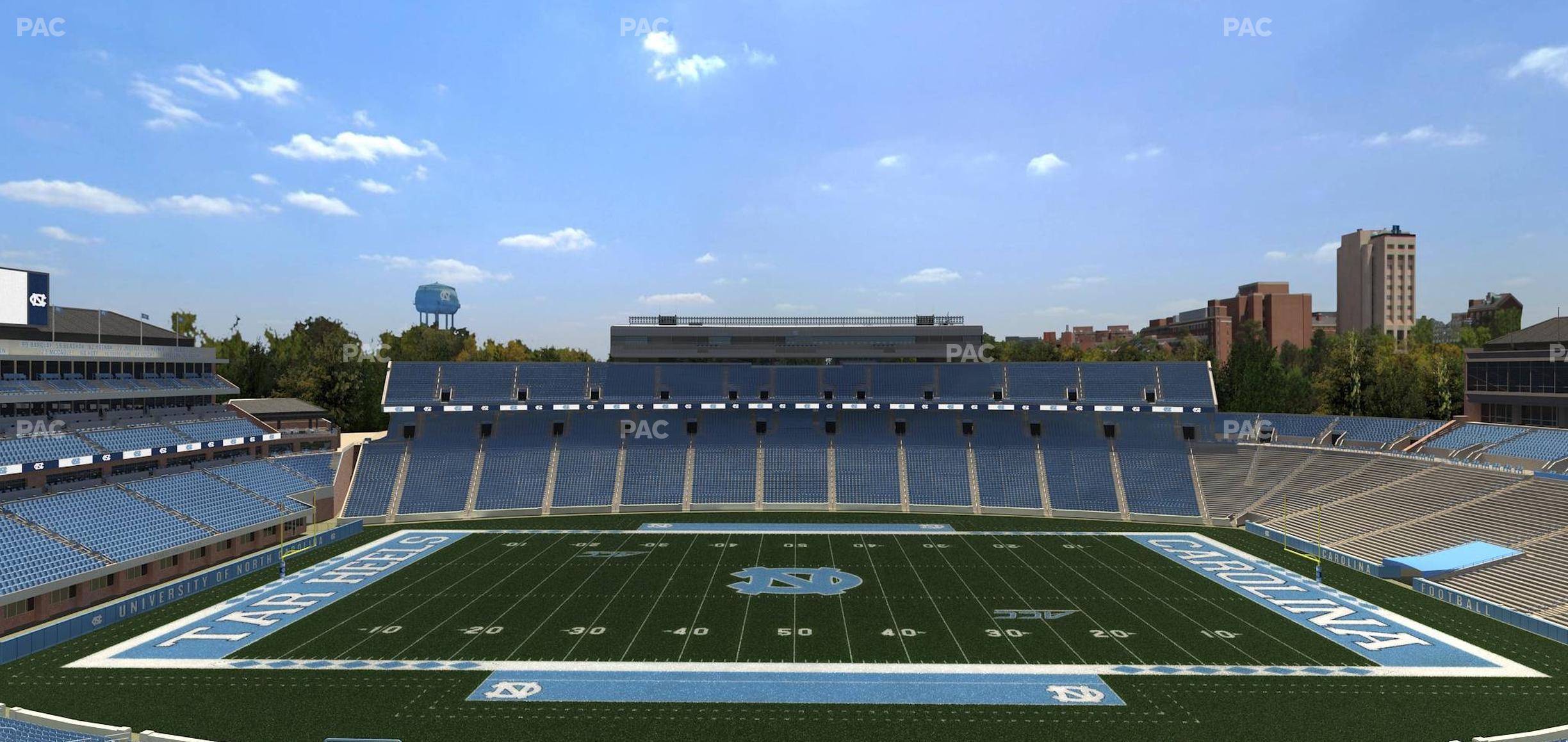 Seating view for Kenan Memorial Stadium Section 206