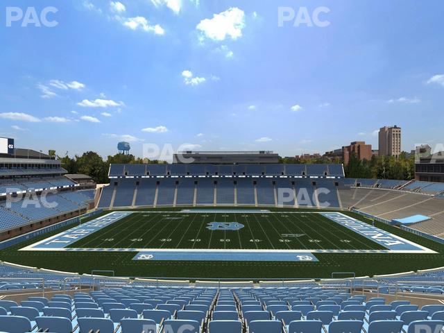 Seating view for Kenan Memorial Stadium Section 206