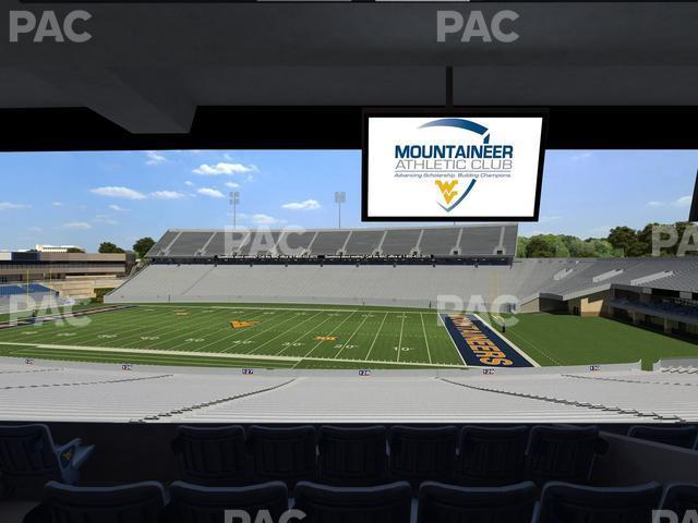 Seating view for Mountaineer Field at Milan Puskar Stadium Section Field Box 67