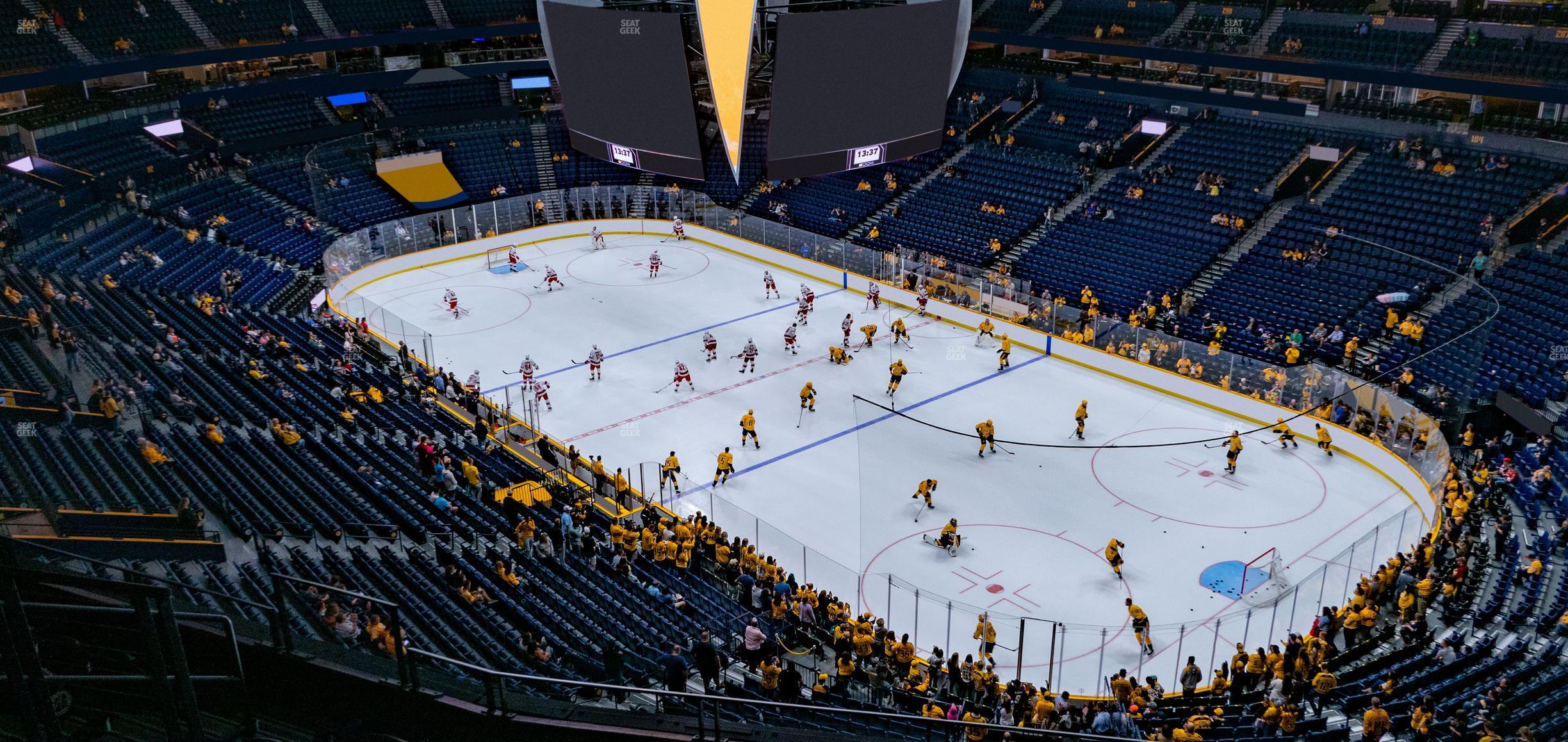 Seating view for Bridgestone Arena Section 330